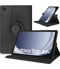 Ntech Samsung Galaxy Tab A9 Plus / A11 Plus hoes draaibaar Zwart