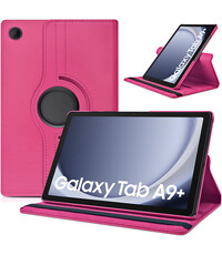 Ntech Samsung Galaxy Tab A9 Plus / A11 Plus hoes draaibaar Pink