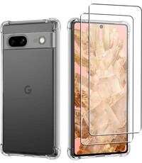 Ntech Google Pixel 8 Hoesje transparant Anti Shock silicone hoesje