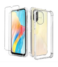Ntech Oppo A18 Hoesje transparant Anti Shock - Oppo A38 silicone hoesje