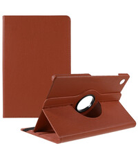 Ntech Samsung Galaxy Tab A9 Plus / A11 Plus hoes draaibaar Bruin