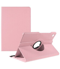Ntech Samsung Galaxy Tab A9 / Galaxy Tab A11 8.7 inch hoes draaibaar Licht Roze