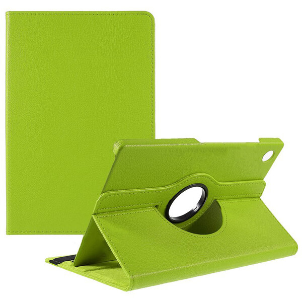 Ntech Hoes Geschikt voor Samsung Galaxy Tab A9 / Galaxy Tab A11 8.7 inch hoes – 360° draaibaar tablethoes – Groen