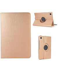 Ntech Samsung Galaxy Tab A9 Plus / A11 Plus hoes draaibaar Goud