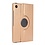 Ntech Hoes Geschikt voor Samsung Galaxy Tab A9 hoes – 360° draaibaar tablethoes – Goud