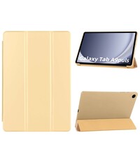 Ntech Samsung Galaxy Tab A9 Plus hoes Tri-fold Goud