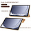Ntech Hoes Geschikt voor Samsung Galaxy Tab A9 Plus / A11 Plus hoes – tri-fold bookcase met auto/wake functie - 11 Inch – Goud
