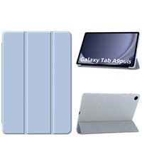 Ntech Samsung Galaxy Tab A9 Plus / A11 Plus hoes Tri-fold Licht Blauw