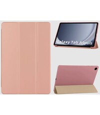 Ntech Samsung Galaxy Tab A9 Plus hoes Tri-fold Rose goud