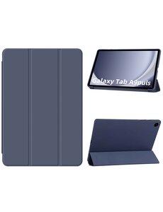 Ntech Samsung Galaxy Tab A9 Plus / A11 Plus hoes Tri-fold Donkerblauw