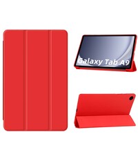 Ntech Samsung Galaxy Tab A9 hoes Tri-fold Rood