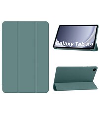 Ntech Samsung Galaxy Tab A9 hoes Tri-fold Pine Groen