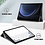 Ntech Hoes Geschikt voor Samsung Galaxy Tab S10 Lite / S10 FE / S9 FE 10.9-Inch / S9 11-Inch hoes tri-fold bookcase met auto/wake functie Zwart - Tab 10 FE / S10 Lite / S9 FE / S9 Hoes smart cover