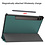 Ntech Hoes Geschikt voor Samsung Galaxy Tab S10 Lite / S10 FE / S9 FE 10.9-Inch / S9 11-Inch hoes tri-fold bookcase met auto/wake functie Pine Groen - Tab 10 FE / S10 Lite / S9 FE / S9 Hoes smart cover