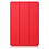 Ntech Hoes Geschikt voor Samsung Galaxy Tab S10 Lite / S10 FE / S9 FE 10.9-Inch / S9 11-Inch hoes tri-fold bookcase met auto/wake functie Rood - Tab 10 FE / S10 Lite / S9 FE / S9 Hoes smart cover