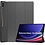 Ntech Hoes Geschikt voor Samsung Galaxy Tab S9 Plus / S9 FE Plus hoes tri-fold bookcase met auto/wake functie Grijs - Tab S9 Plus / S9 FE Plus Hoes smart cover