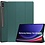 Ntech Samsung Galaxy Tab S9 Plus / S9 FE Plus hoes tri-fold bookcase met auto/wake functie Pine Groen - Tab S9 Plus / S9 FE Plus Hoes smart cover