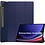 Ntech Hoes Geschikt voor Samsung Galaxy Tab S9 Plus / S9 FE Plus hoes tri-fold bookcase met auto/wake functie Donker Blauw - Tab S9 Plus / S9 FE Plus Hoes smart cover