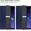 Ntech Hoes Geschikt voor Samsung Galaxy Tab S9 Plus / S9 FE Plus hoes tri-fold bookcase met auto/wake functie Donker Blauw - Tab S9 Plus / S9 FE Plus Hoes smart cover