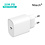 Ntech USB C Adapter - Oplader Met usb C kabel - Snellader 20W - Wit