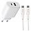 Ntech USB C Adapter + USB C kabel - USB C Adapter 2 Poorten voor Geschikt voor iPhone 15 Snellader Samsung Oplader - USB Adapter USB C - USB C Oplader - USB Lader - USB C naar USB C Kabel