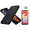 Ntech Hoesje Geschikt Voor Samsung Galaxy A04E Hoesje siliconen Zwart zacht siliconen hoesje TPU backcover - Met Screenprotector - 2 stuks