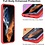 Ntech Hoesje Geschikt Voor Samsung Galaxy A04E Hoesje siliconen Rood zacht siliconen hoesje TPU backcover - Met Screenprotector - 2 stuks