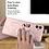 Ntech Hoesje Geschikt Voor Samsung Galaxy A04E Hoesje siliconen Pink Sand zacht siliconen hoesje TPU backcover - Met Screenprotector - 2 stuks