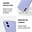Ntech Hoesje Geschikt Voor Samsung Galaxy A04E Hoesje siliconen Lila zacht siliconen hoesje TPU backcover - Met Screenprotector - 2 stuks