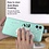 Ntech Hoesje Geschikt Voor Samsung Galaxy A04E Hoesje siliconen Mint Groen zacht siliconen hoesje TPU backcover - Met Screenprotector - 2 stuks
