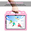 Ntech Hoes geschikt voor iPad 2022 Kinderen Licht Roze - Hoes geschikt voor iPad pro 11 Kidsproof Backcover met handvat - Hoes geschikt voor iPad Air 4 / 5 hoes 10.9 - Hoes geschikt voor iPadHoes geschikt voor iPad 10 Hoes Kinderen -Kindertablet