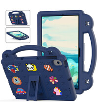 Ntech Samsung Galaxy Tab A8 hoes Kinderen Donker Blauw