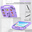 Ntech Hoes Geschikt voor Samsung Galaxy Tab A8 hoes Kinderen Paars - Kidsproof Backcover met handvati - Hoes Geschikt voor Samsung Galaxy Tab A8 Hoes Kinderen -Kindertablet