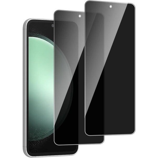 Ntech Privacy Screenprotector voor Screenprotector Geschikt voor Samsung Galaxy S23 FE - Screenprotector Geschikt voor Samsung Galaxy S23 FE Privacy Screenprotector 2 Pack gehard glas tempered glass