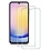 Ntech Hoesje Geschikt Voor Samsung Galaxy A25 Hoesje transparant Anti Shock silicone Hoesje Geschikt Voor Samsung Galaxy A25 Screenprotector Glazen 2 pack