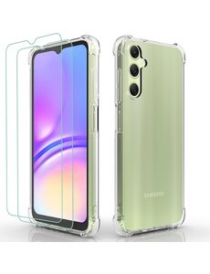 Ntech Samsung A05s Hoesje transparant Anti Shock silicone hoesje
