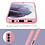 Ntech Hoesje Geschikt Voor Samsung Galaxy A25 Hoesje siliconen Licht Roze zacht siliconen hoesje TPU backcover - Met Screenprotector - 2 stuks