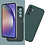 Ntech Hoesje Geschikt Voor Samsung Galaxy A25 Hoesje siliconen Pine Groen zacht siliconen hoesje TPU backcover - Met Screenprotector - 2 stuks