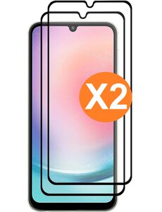 Ntech Full Cover Screenprotector Samsung Galaxy A25 Zwart 2pack