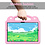 Ntech Hoes Geschikt voor Samsung Galaxy Tab A9 Plus hoes Kinderen Licht Roze - Kidsproof Backcover met handvati - Hoes Geschikt voor Samsung Galaxy Tab A9 Plus Hoes Kinderen -Kindertablet