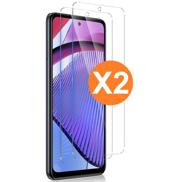 Ntech Screenprotector voor Screenprotector geschikt voor Motorola Moto G Power 5G 2023 - Moto G power 5G 2023 Screenprotector Glas Gehard Tempered Glass - 2 Stuks