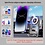 Ntech Ntech Telefoonhouders auto voor ventilatie rooster Magnetisch - Telefoonhouder met Draadloze Oplader 15W Zliver - Gsm houder Draadloze Telefoonhouder C10 - Autolader