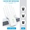 Ntech Ntech WiFi Versterker - 1200 Mbps - WPS Knop Router - WiFi Repeater Extender - WiFi Booster
