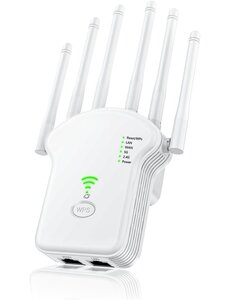 Ntech Ntech WiFi Versterker - 1200 Mbps - WPS Knop Route