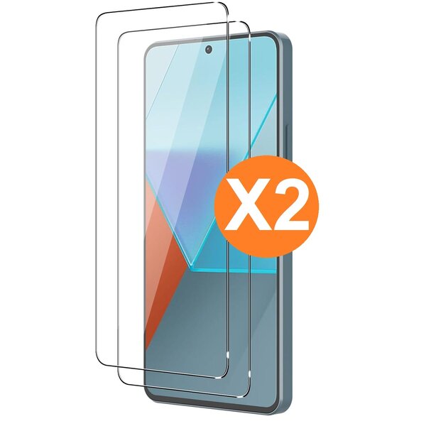 Ntech Ntech Screenprotector Beschermglas Screenprotector geschikt voor Xiaomi Redmi Note 13 Pro 5G - Redmi 13 Pro Screen protector gehard glas - screenprotector Redmi 13 Pro - 2 Stuks