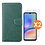 Ntech Hoesje geschikt voor Samsung Galaxy A05s bookcase Groen - Met screenprotector tempered glass Galaxy A05s - 2x