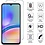 Ntech Hoesje geschikt voor Samsung Galaxy A05 bookcase Bruin - Met screenprotector tempered glass Galaxy A05 - 2x