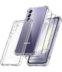 Ntech Hoesje geschikt voor Samsung Galaxy S24 Hoesje transparant
