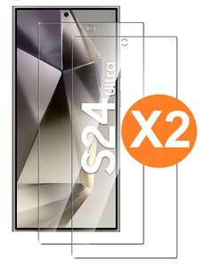 Ntech Screenprotector Beschermglas Geschikt voor Samsung Galaxy S24 Ultra