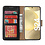 Ntech Hoesje geschikt voor Samsung Galaxy S24 5G hoesje bookcase Zwart - Met screenprotector tempered glass Galaxy S24 - 2x